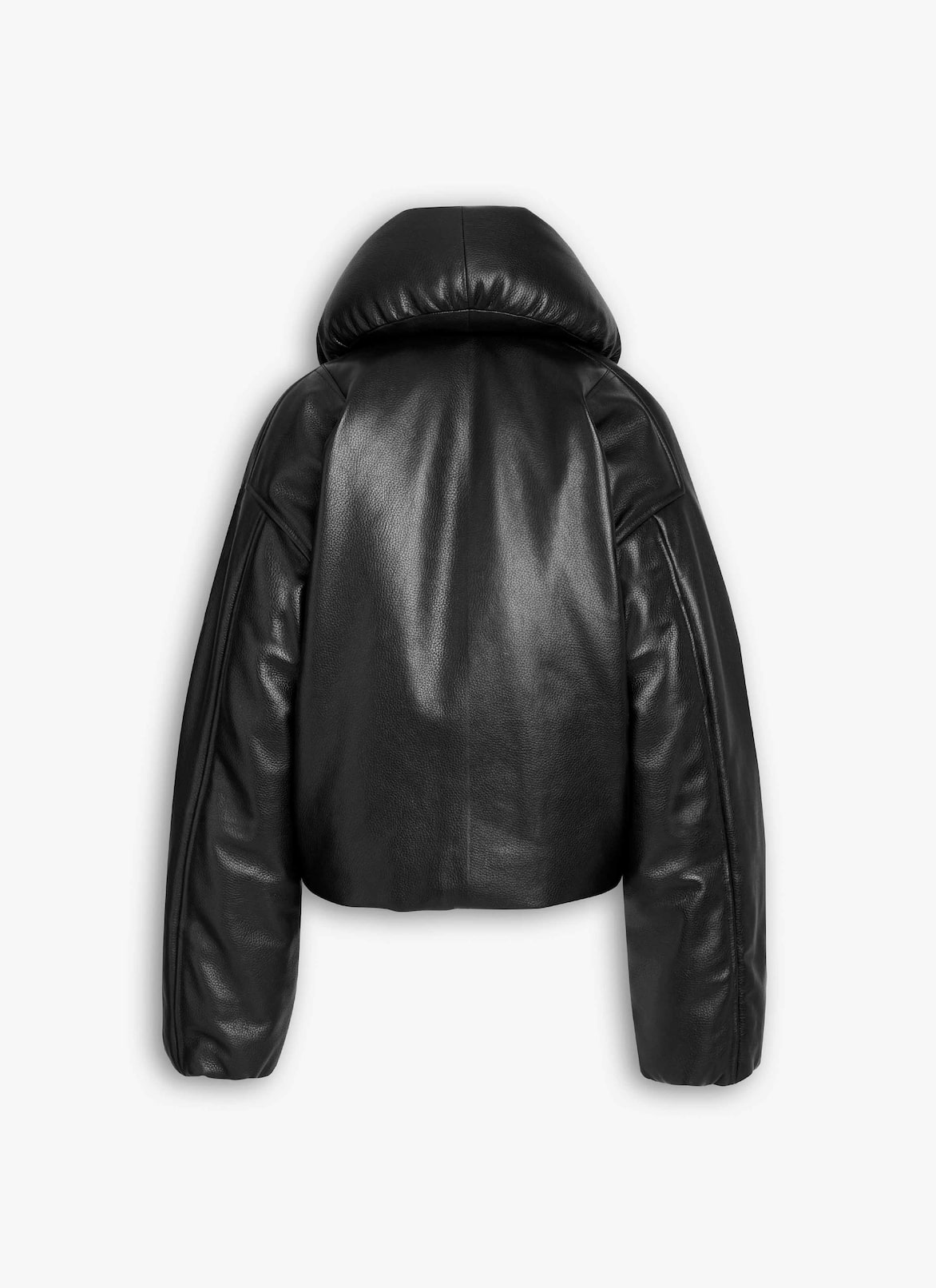 LAMBSKIN PADDED BOMBER ALAÏA BLACK LAMBSKIN PADDED BOMBER
